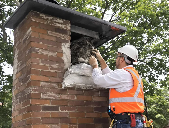 Humane removal of debris and animals by The Villages Chimney Sweep in The Villages, FL