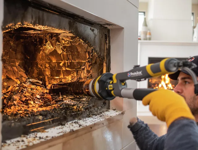 Professional chimney cleaning by The Villages Chimney Sweep in The Villages, FL