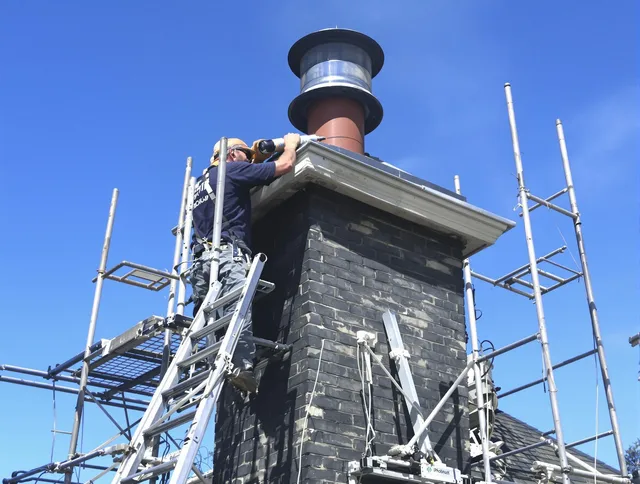 Sturdy chimney crown finished by The Villages Chimney Sweep in The Villages, FL