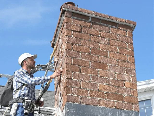 Brickwork for a chimney rebuild by The Villages Chimney Sweep in The Villages, FL
