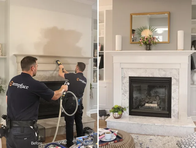 Professional soot removal by The Villages Chimney Sweep team in The Villages, FL